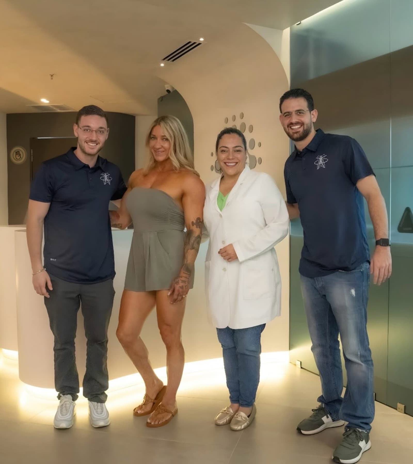Kristina Parks with the Human Wellness Center team